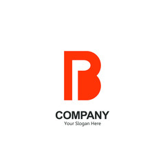 logo latter BP. design a combination of 2 letters into one logo that is unique and simple. orange texture, white background. for corporate brands and graphic design. modern templates