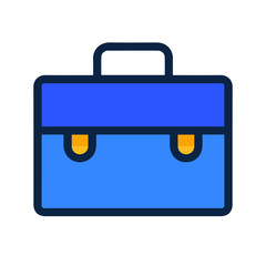 Employee business bag icon