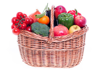 Fresh gesundes Obst Gemüse als Panorama Hintergrund