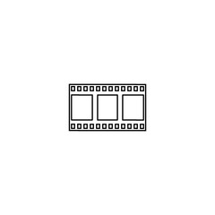 Film icon. Cinema symbol. Logo design element