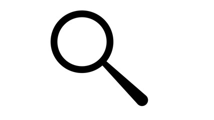 Magnifying glass icon. Symbol of search.