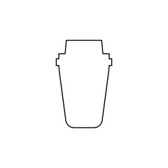 Coffee cup icon. Hot drink symbol. Logo design element