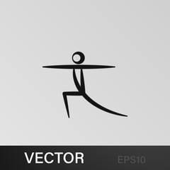 yoga icon. Element of healthy life icon. Premium quality graphic design icon. Signs and symbols collection icon for websites, web design, mobile app