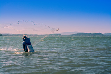 pesca en mar