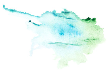 Modern image of watercolor blotch for banner design