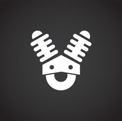 Obraz premium Motor related icon on background for graphic and web design. Creative illustration concept symbol for web or mobile app