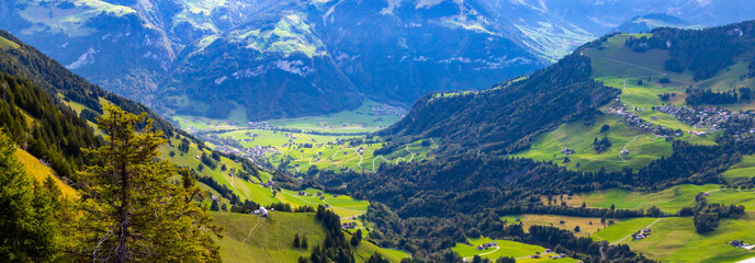 Fototapeta na wymiar Swiss Alps - Mt. Stanserhorn - 4