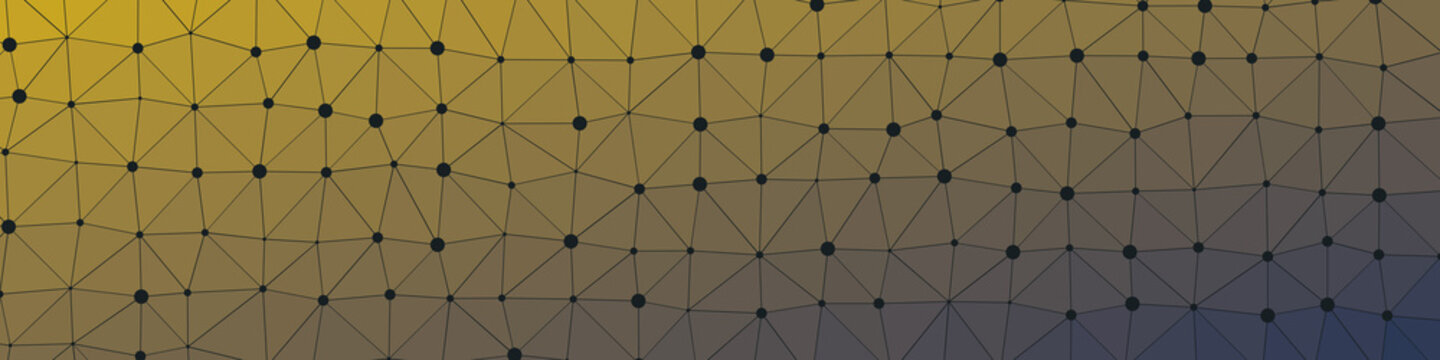 Abstract Low Polygon gradient Generative Art background illustration