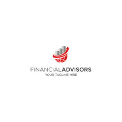 Financial Advisors Logo Design Template Vector 