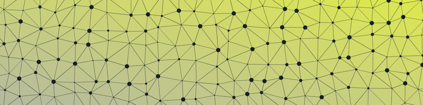 Abstract Low Polygon gradient Generative Art background illustration