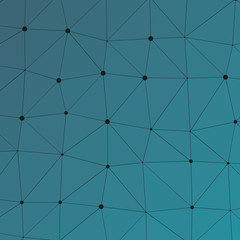 Obraz premium Abstract Low Polygon gradient Generative Art background illustration