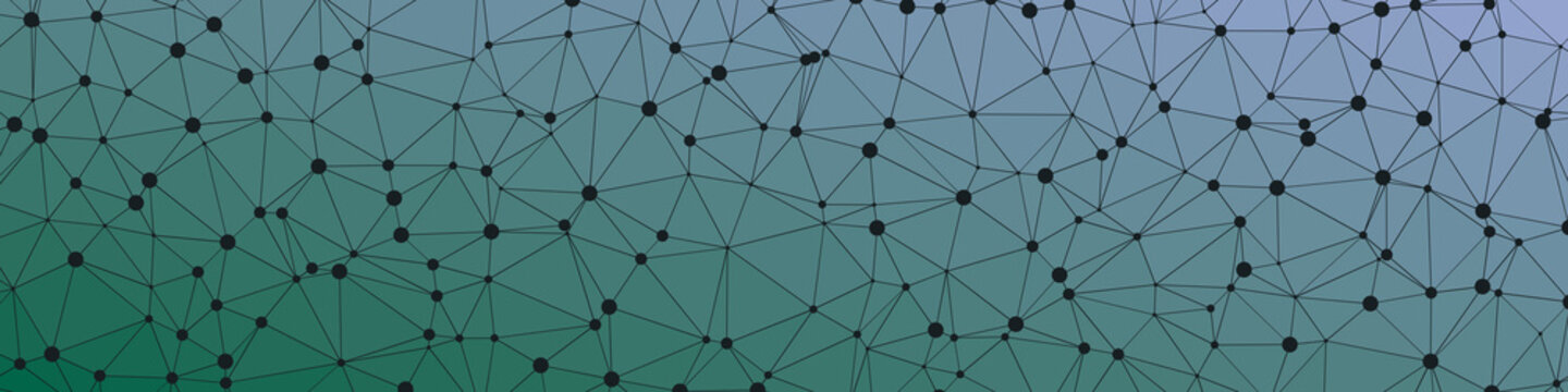 Abstract Low Polygon gradient Generative Art background illustration
