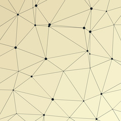 Fototapeta premium Abstract Low Polygon gradient Generative Art background illustration