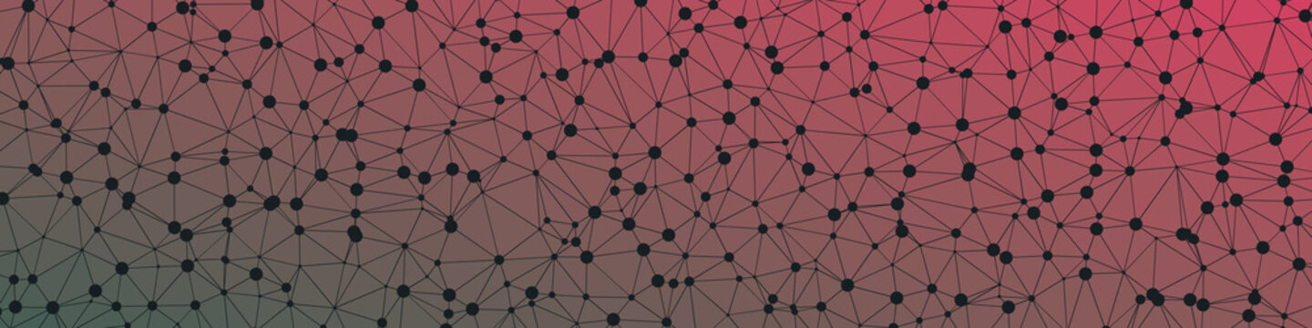 Abstract Low Polygon gradient Generative Art background illustration