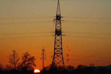 Fototapeta premium sonnenuntergang