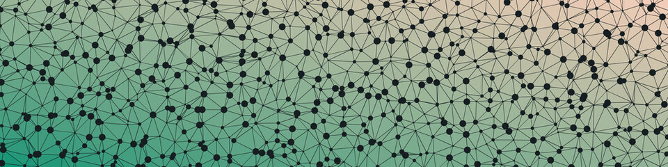 Abstract Low Polygon gradient Generative Art background illustration