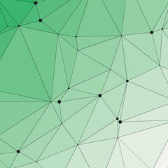 Obraz premium Abstract Low Polygon gradient Generative Art background illustration