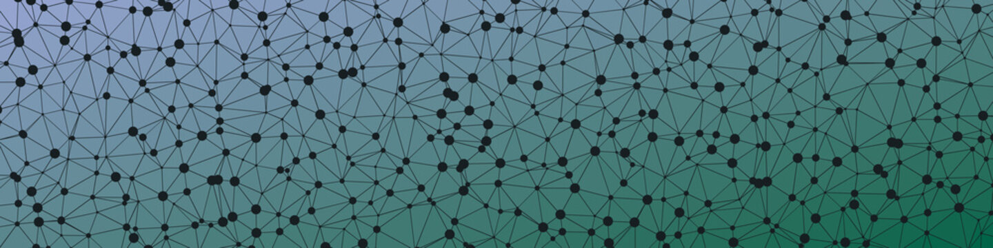 Abstract Low Polygon gradient Generative Art background illustration