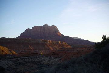 zion rock formation 
