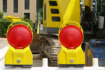 Absperrgitter, Absperrpfosten, Schrankenzaun, Sperrpfosten, Absperrschranke