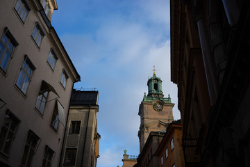Church in the old town of stockholm
