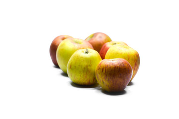 Apples isolated on white background