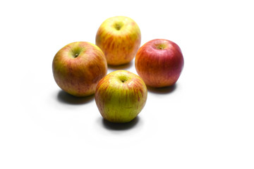 Apples isolated on white background