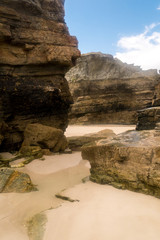 Felsformation am Praia das Illas - Galicien