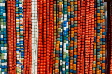 Lot of nice ukrainian traditional handcraft beads