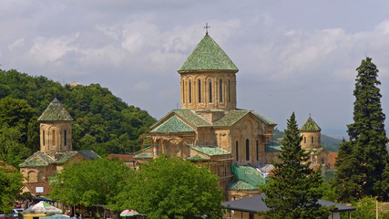 Fototapeta na wymiar Gelati monastery in total view