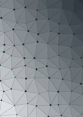 Obraz premium Abstract Low Polygon gradient Generative Art background illustration