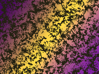 Violet-black background with gradient and black craquelure