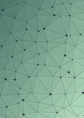 Obraz premium Abstract Low Polygon gradient Generative Art background illustration