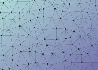 Obraz premium Abstract Low Polygon gradient Generative Art background illustration