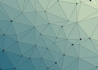 Obraz premium Abstract Low Polygon gradient Generative Art background illustration