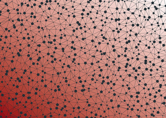 Abstract Low Polygon gradient Generative Art background illustration