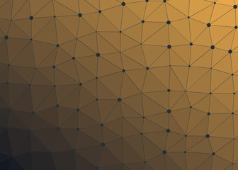 Abstract Low Polygon gradient Generative Art background illustration
