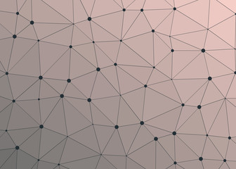 Obraz premium Abstract Low Polygon gradient Generative Art background illustration