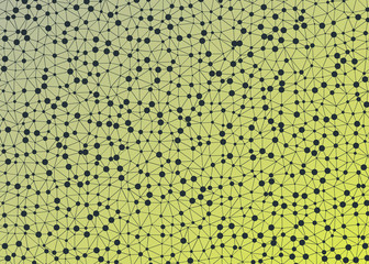 Abstract Low Polygon gradient Generative Art background illustration