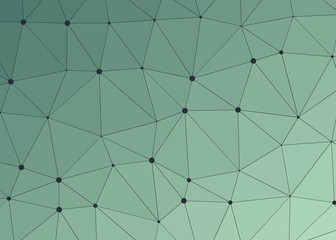 Abstract Low Polygon gradient Generative Art background illustration