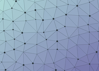 Obraz premium Abstract Low Polygon gradient Generative Art background illustration