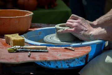 Making handmade ukrainian clay dishes pottery traditions handcraft