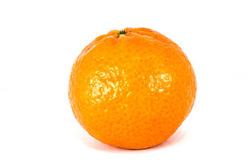 Orange mandarin isolated on white background