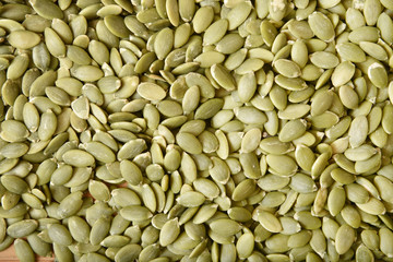 Raw organic pumpkin seeds