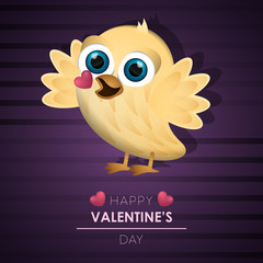 Valentines day greeting card