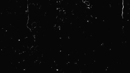 Mask overlay old film effect with scratches and noise on surface on black background