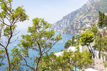 Coastline of the Positano, Italy