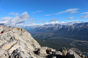 View from the mountain summit
