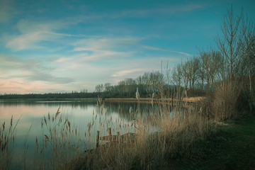 Abendstimmung am See