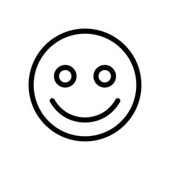 Emoticon happy smile design trendy
